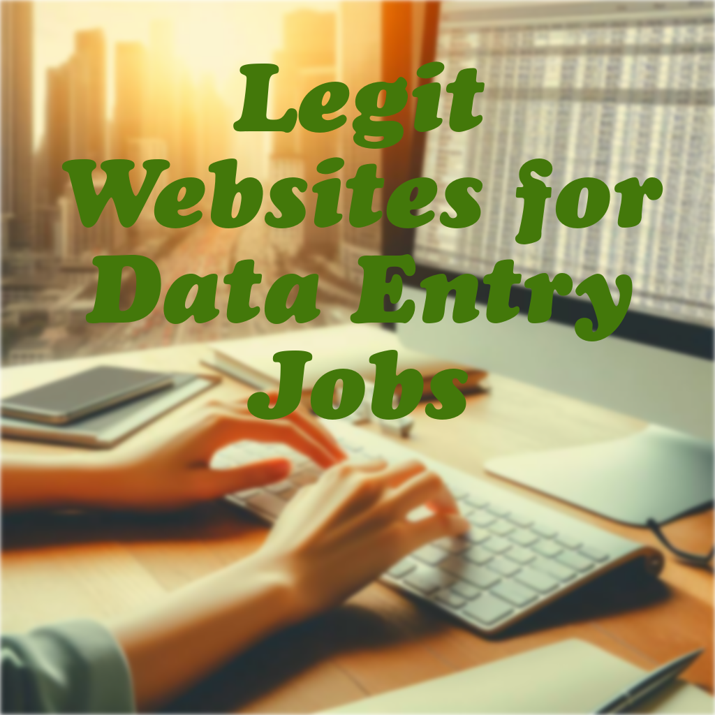 Legit Work from Home Websites for Data Entry Jobs
