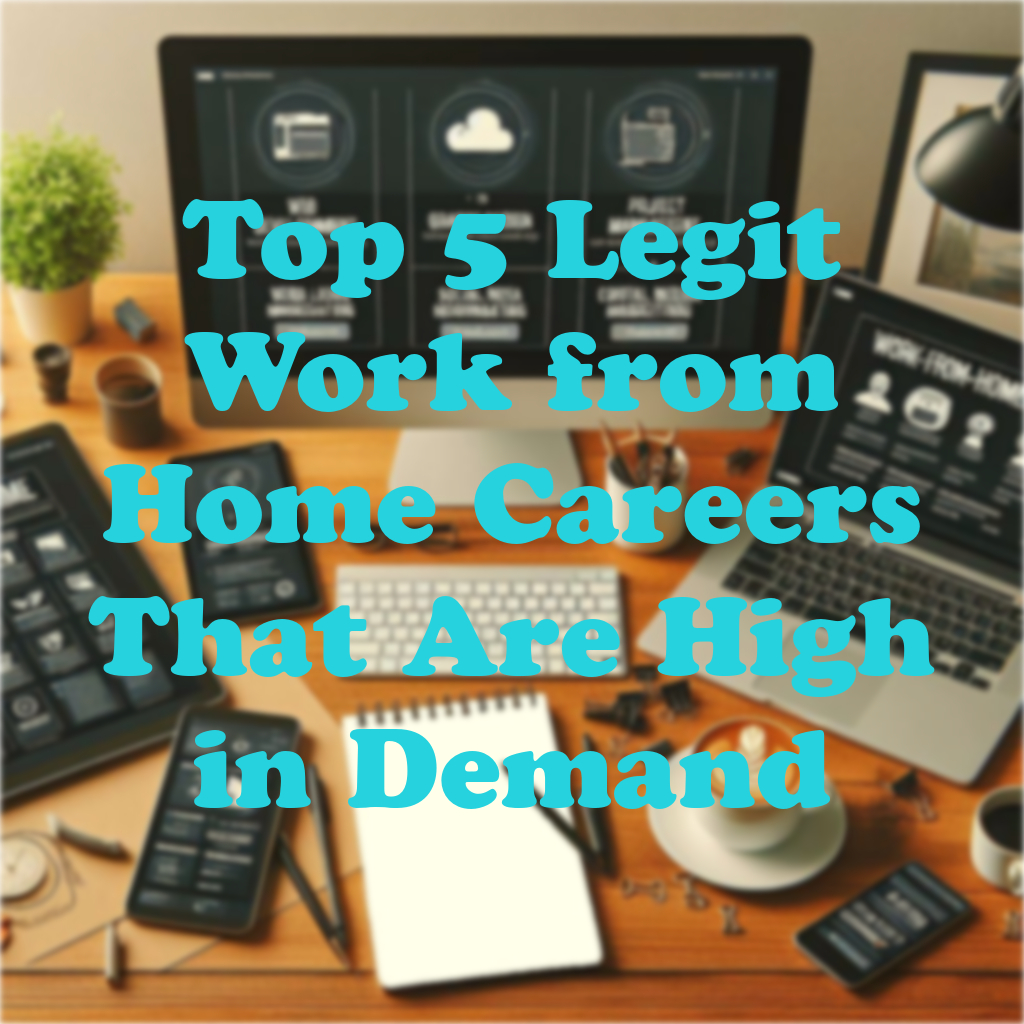 Top 5 Legit Work from Home Careers That Are High in Demand